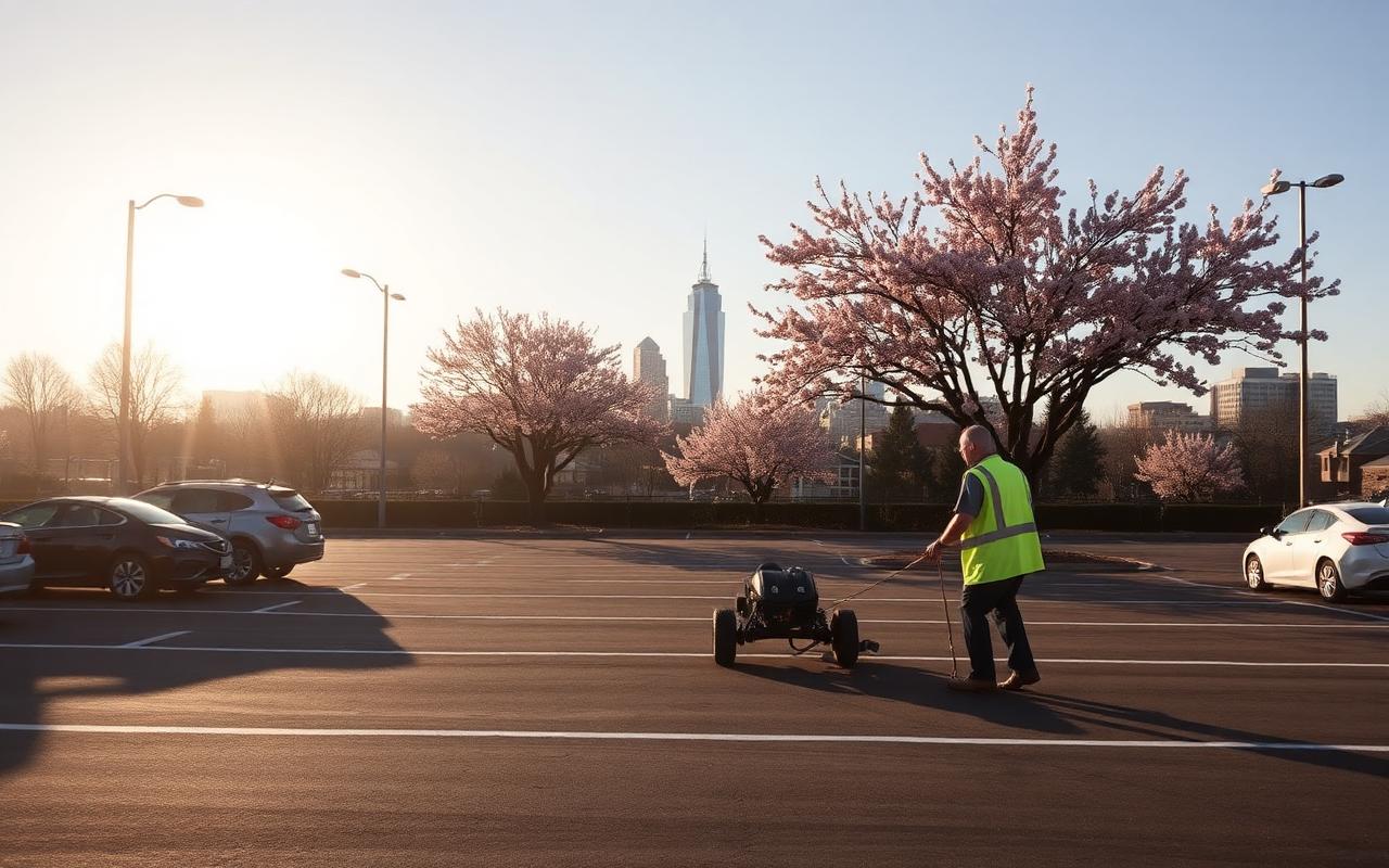 The Best Time of Year to Stripe a Parking Lot in Atlanta