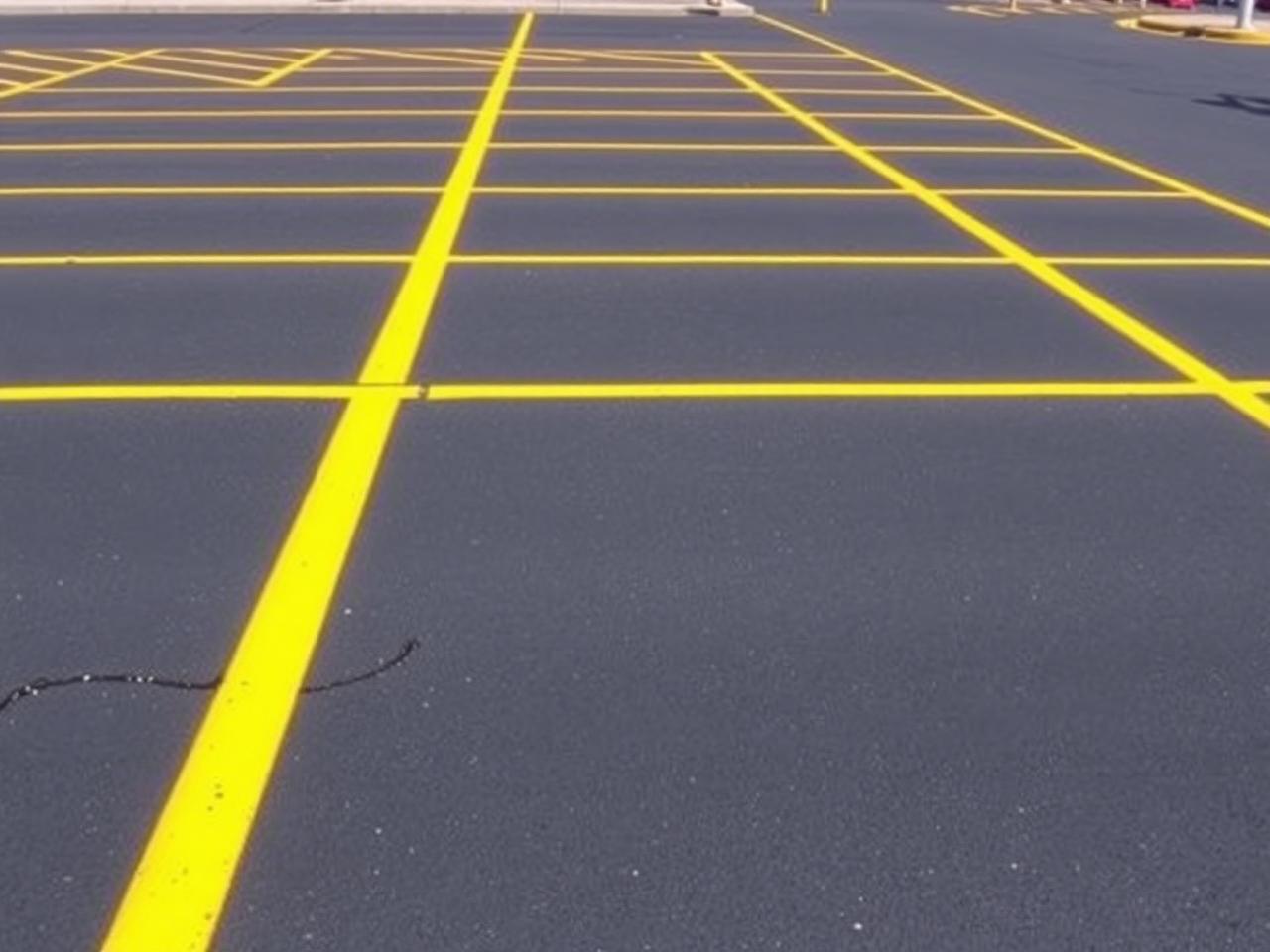 Fresh restripe — retail center